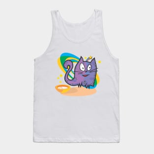 Magic Pets: Funny Cat Cata-Vento Shines Tank Top